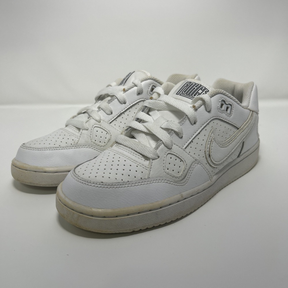 Nike "Son Of Force"‎ (GS) Athletic Sneakers, Boys 5.5Y White 615153-109